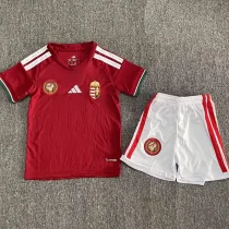 26-27 Hungary Home Kids Soccer Jersey