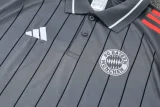 25-26 Bayern Gray Polo Tracksuit