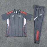 25-26 Bayern Gray Polo Tracksuit