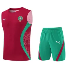 25-26 Morocco Red Tank top and shorts suit