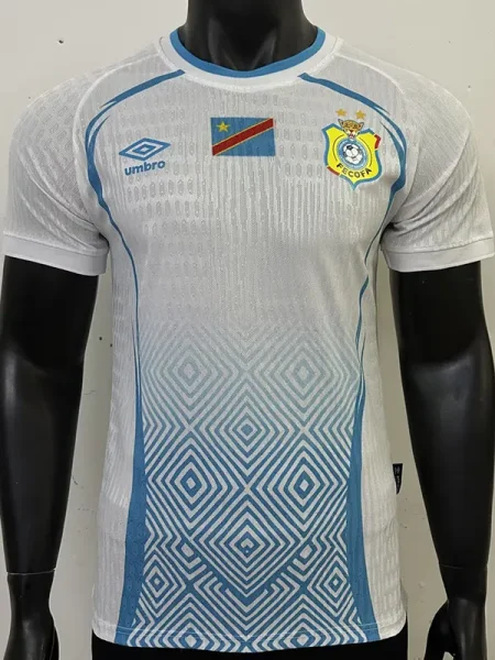 26-27 DR Congo White Player Version Soccer Jersey