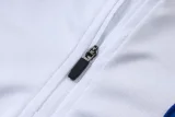25-26 PSG White Kids Half Pull Tracksuit #E25192(童装)(半拉链)