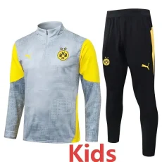 25-26 Dortmund Yellow Kids Half Pull Tracksuit #E25218(童装)(半拉链)