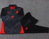 25-26 ACM Black Kids Half Pull Tracksuit #E25198(童装)(半拉链)