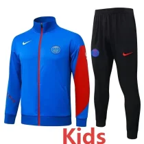 25-26 PSG Fancy blue Kids Jacket Tracksuit #E25210(童装)