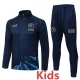 25-26 Napoli Royal blue Kids Jacket Tracksuit #E25201(童装)