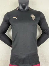 25-26 Portugal Black Special Edition Long Sleeve Player Version Soccer Jersey (长袖球员)