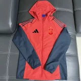 26-27 Spain Red Windbreaker