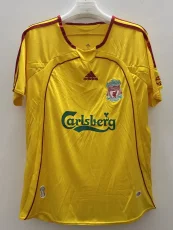 2006-2007 LIV Yellow Retro Soccer Jersey