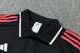 25-26 River Plate Black Polo Tracksuit