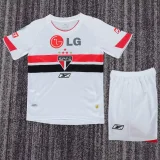 2007-2008 Sao Paulo Home Kids Retro Soccer Jersey