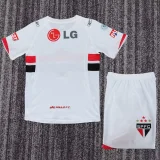 2007-2008 Sao Paulo Home Kids Retro Soccer Jersey