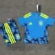 26-27 Spain Blue Goalkeeper Kids Soccer Jersey