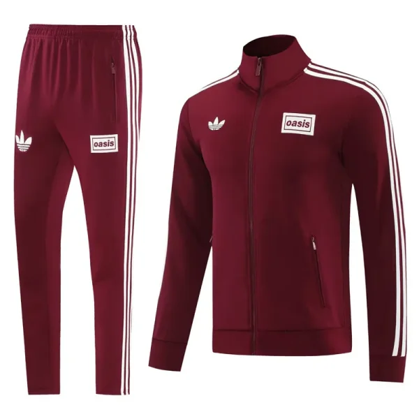 2025 Ad Oasis Jujube Red Jacket Tracksuit #AJ22