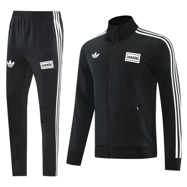 2025 Ad Oasis Black Jacket Tracksuit #AJ22