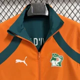 25-26 Ivory Coast Orange & Green Double Sided Windbreaker (双面风衣)