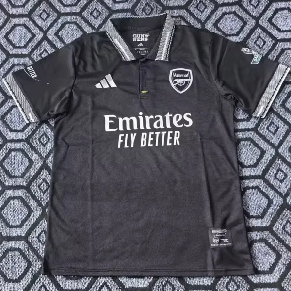 25-26 ARS Black Polo Short Sleeve