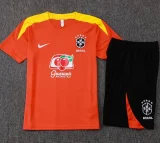 25-26 Brazil Orange Training Short Suit #D25271