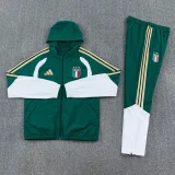 25-26 Italy Green Windbreaker Suit (Hoodie)(风衣套装)