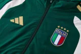 25-26 Italy Green Windbreaker Suit (Hoodie)(风衣套装)
