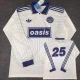 2025 Ad Oasis Joint Edition #25 White Polo Long Sleeve (蓝边)长袖