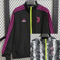 25-26 JUV Black & Gray Double Sided Windbreaker (双面风衣)