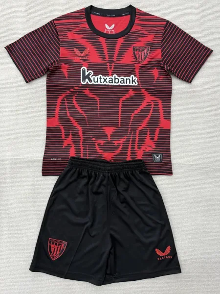 25-26 Bilbao Fourth Kids Soccer Jersey