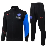25-26 PSG Black Jacket Tracksuit #A25117