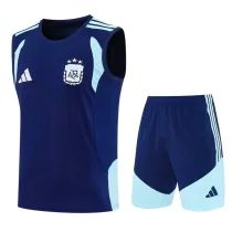 26-27 Argentina Royal blue Tank top and shorts suit