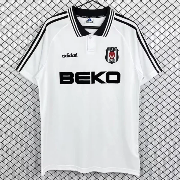 1996-1997 Besiktas Away Retro Soccer Jersey
