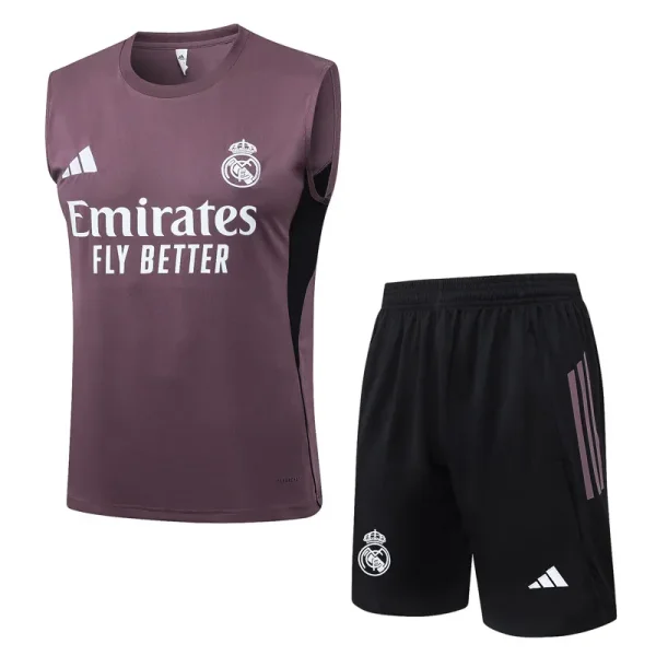 25-26 RMA Gray Purple Tank top and shorts suit #D25277
