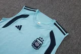 26-27 Argentina Light blue Tank top and shorts suit #D26002