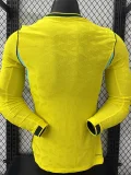 26-27 Brazil Home Long Sleeve Player Version Soccer Jersey (长袖球员