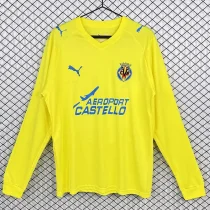2008-2009 Villarreal Home Long Sleeve Retro Soccer Jersey (长袖)