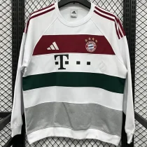 25-26 Bayern White Hoodie (无帽卫衣)