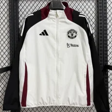 26-27 Man Utd Black White Windbreaker