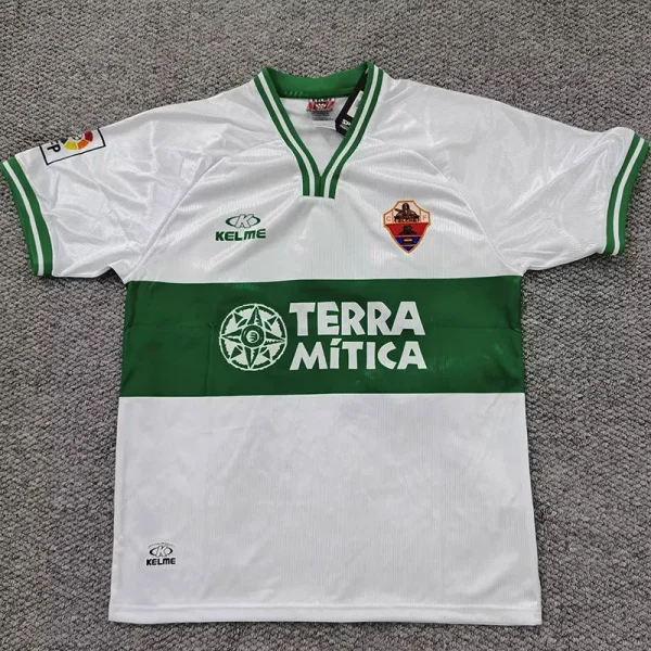 1999-2000 Elche Home Retro Soccer Jersey (带章)