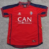 2000-2002 Osasuna Home Retro Soccer Jersey (带章)