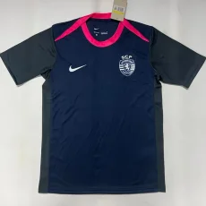 25-26 Sporting Lisbon Blue Black Training shirts