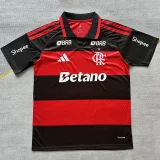 26-27 Flamengo Home Print Sponsor Fans Soccer Jersey