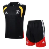 26-27 Germany Black Tank top and shorts suit #D26007