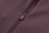 25-26 RMA Gray Purple Half Pull Tracksuit #B25151(半拉链)