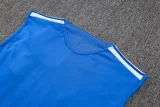 26-27 Cruzeiro Fancy blue Tank top and shorts suit #D26006