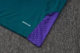 26-27 Saudi Arabia Dark green Half Pull Tracksuit #B26007(半拉链)