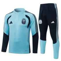 26-27 Argentina Light blue Half Pull Tracksuit #B26005(半拉链)