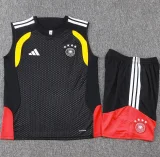 26-27 Germany Black Tank top and shorts suit #D26007