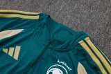 26-27 Saudi Arabia Dark green Half Pull Tracksuit #B26007(半拉链)