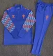 25-26 Celta Blue Half Pull Tracksuit (Pants Have Pocket)(半拉链)