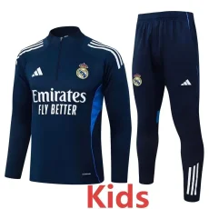 25-26 RMA Royal blue Kids Half Pull Tracksuit #E25226(童装)(半拉链)