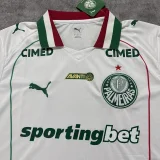 26-27 Palmeiras Away Print Sponsor Fans Soccer Jersey